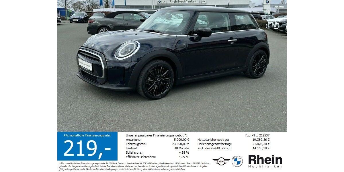 Mini Cooper 16.720 km 23.430 &euro; Hof 95032