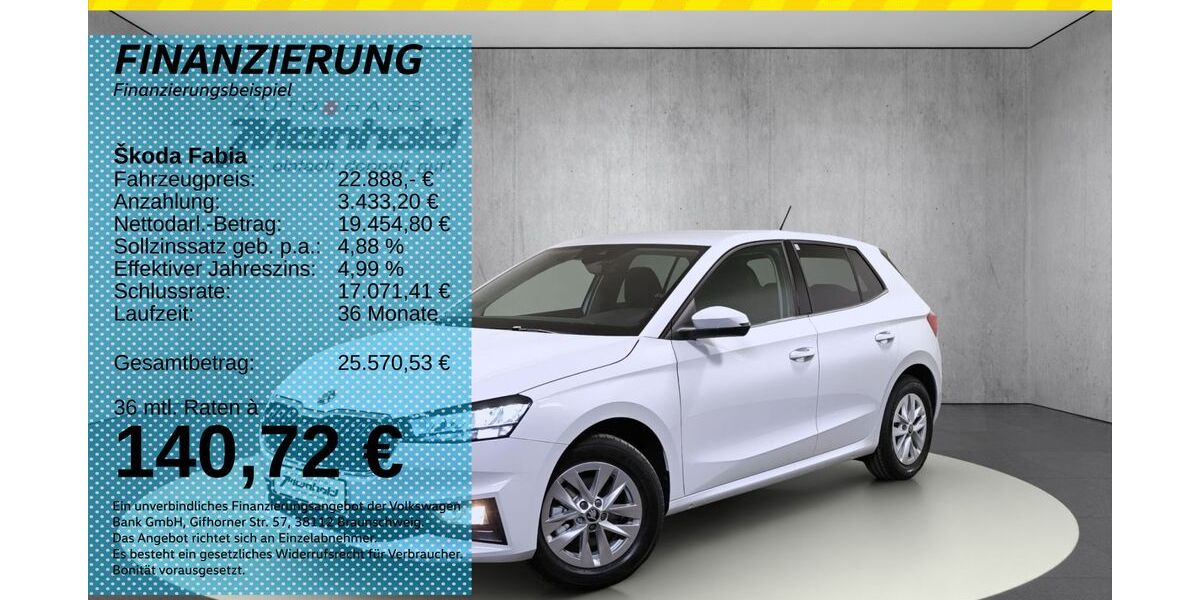 Skoda Fabia 1.010 km 22.888 &euro; Auerbach/Rebesgrün 08209