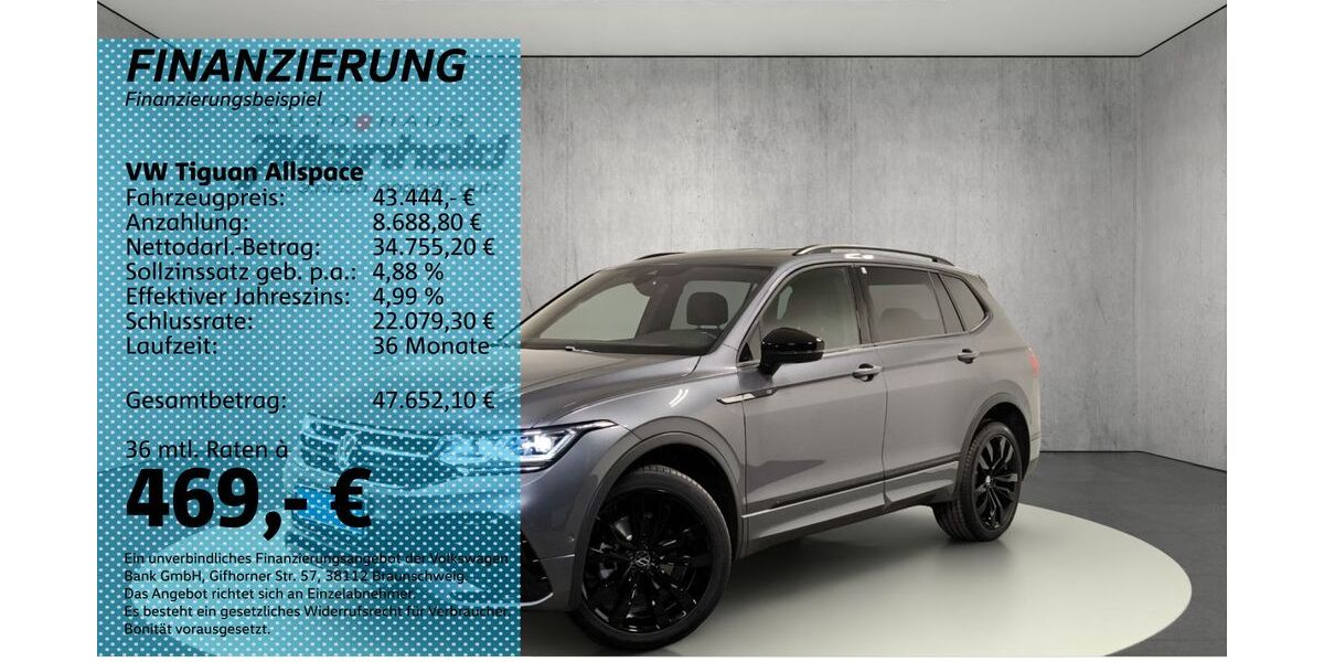 VW Tiguan Allspace 9.850 km 43.444 &euro; Auerbach/Rebesgrün 08209