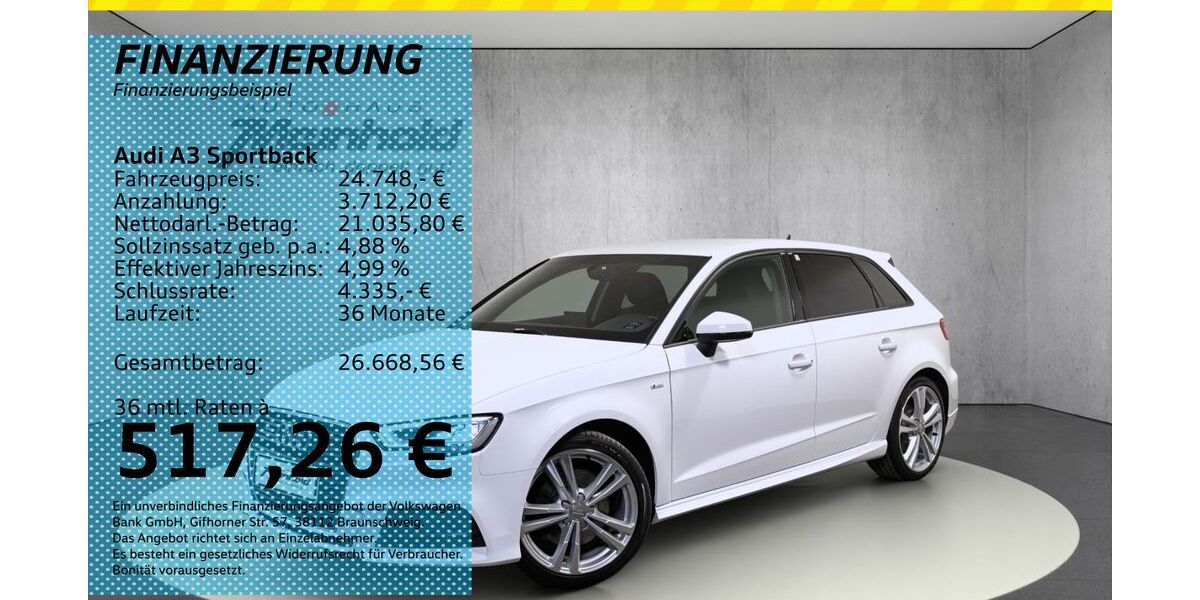 Audi A3 82.600 km 24.748 &euro; Auerbach/Rebesgrün 08209