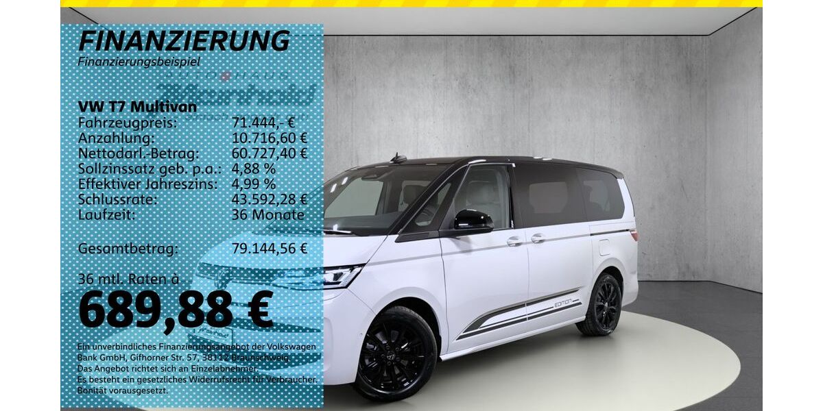 VW T7 Multivan 1.010 km 71.444 &euro; Auerbach/Rebesgrün 08209