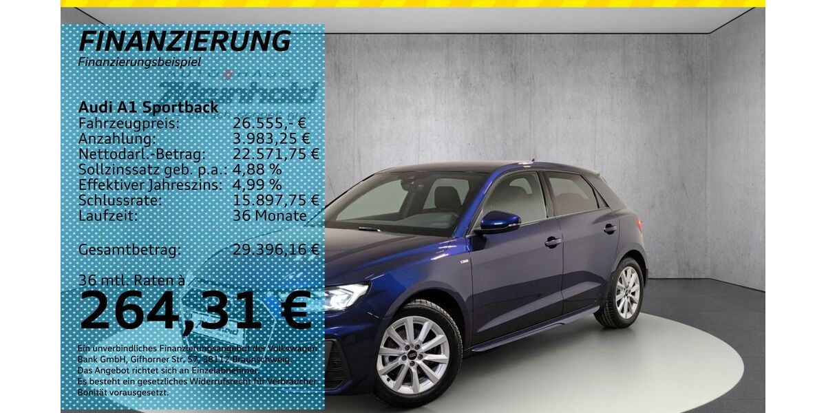 Audi A1 10.000 km 26.555 &euro; Auerbach/Rebesgrün 08209