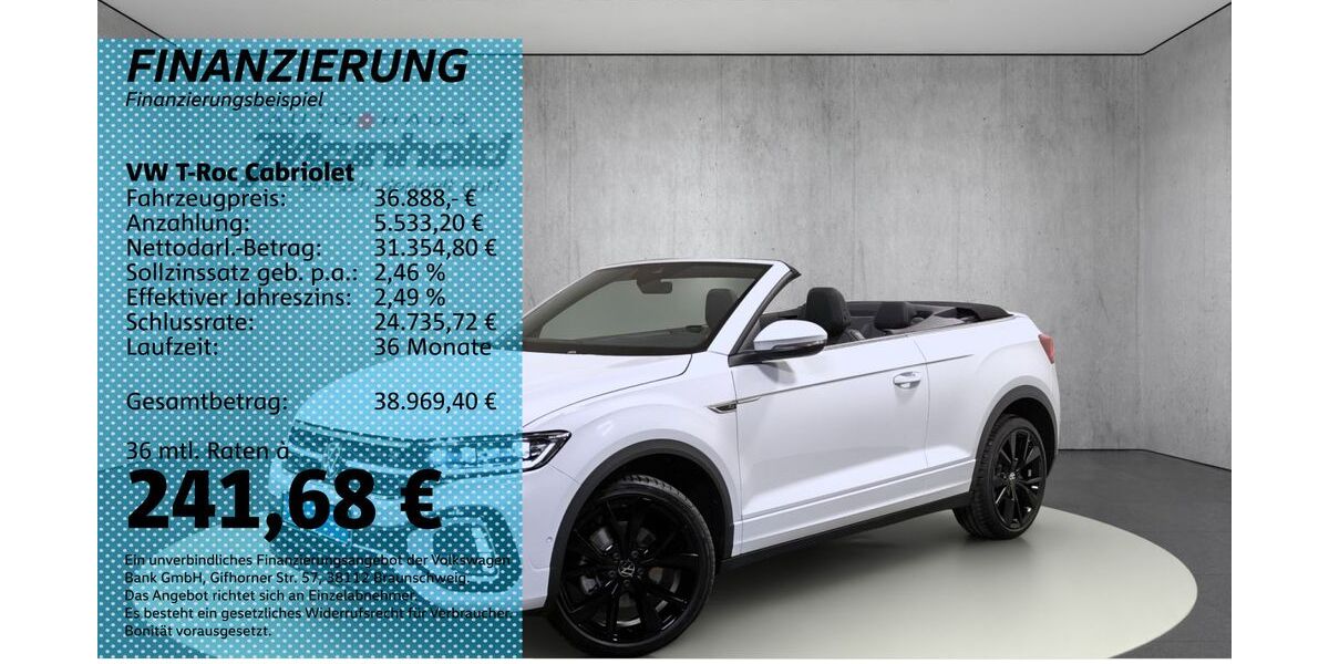 VW T-Roc 4.650 km 36.888 &euro; Auerbach/Rebesgrün 08209