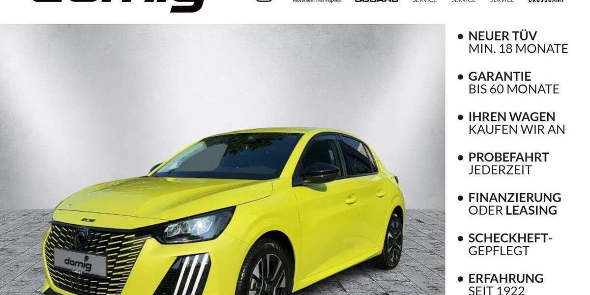 Peugeot 208 8.780 km 17.980 &euro; Hof 95030